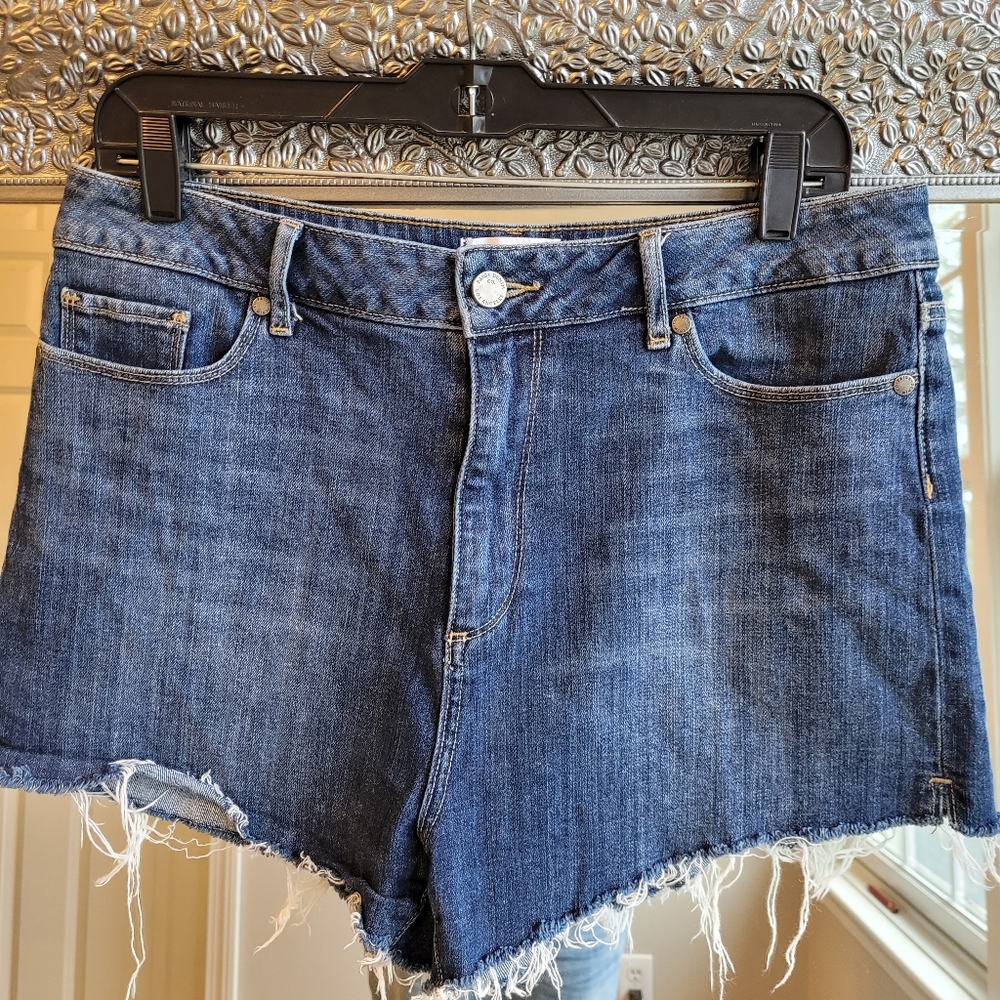Paige‎ Frayed Bottom Denim Women's Shorts. Size 32.